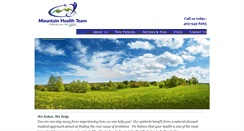 Desktop Screenshot of mountainhealthteam.com